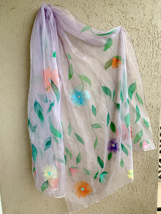 Colourful Floral Dupatta