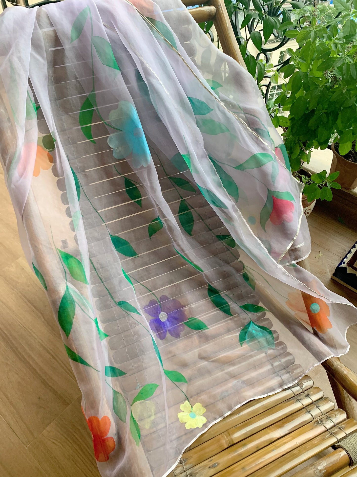 Colourful Floral Dupatta