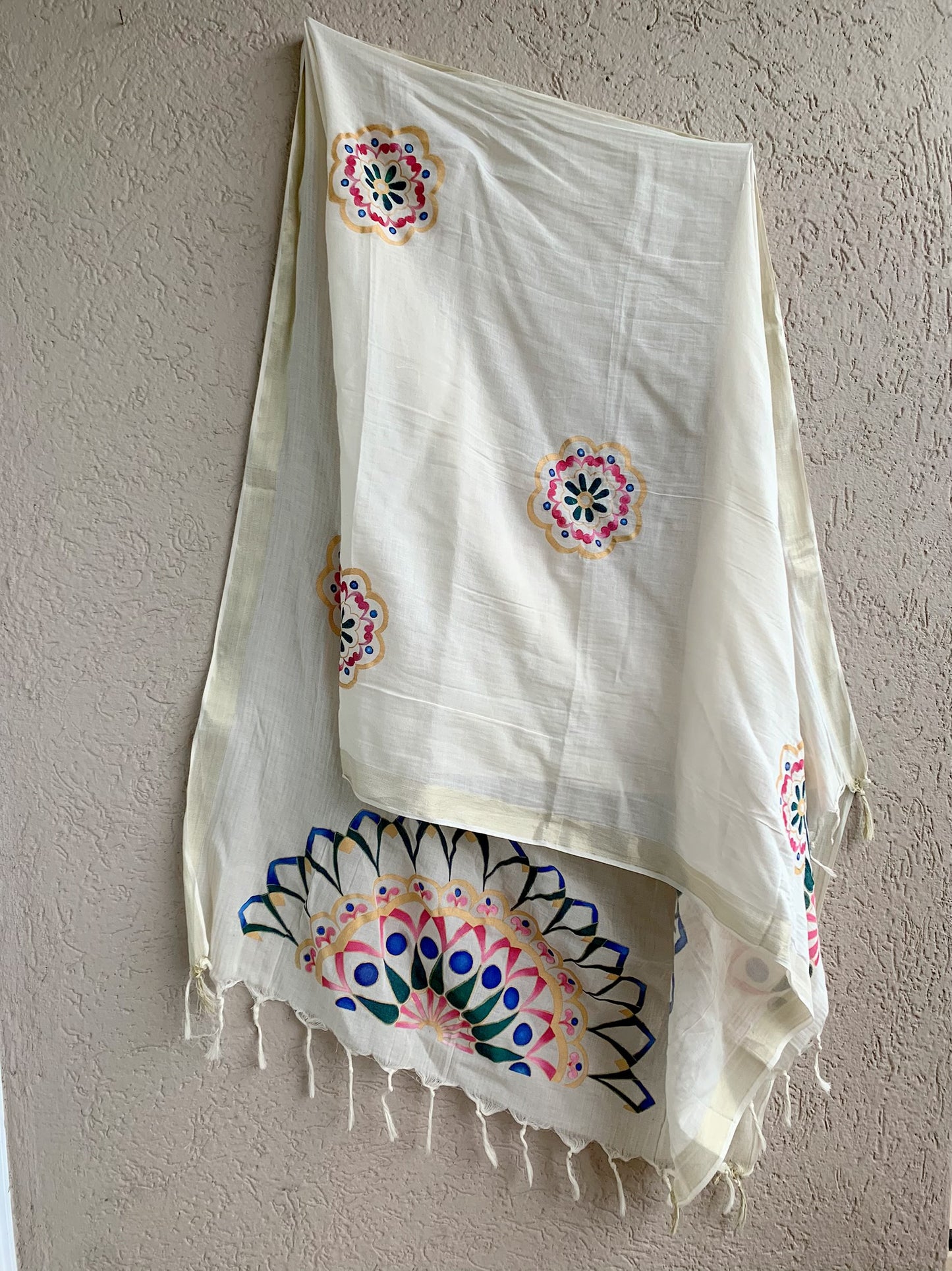 Mandala Style Dupatta