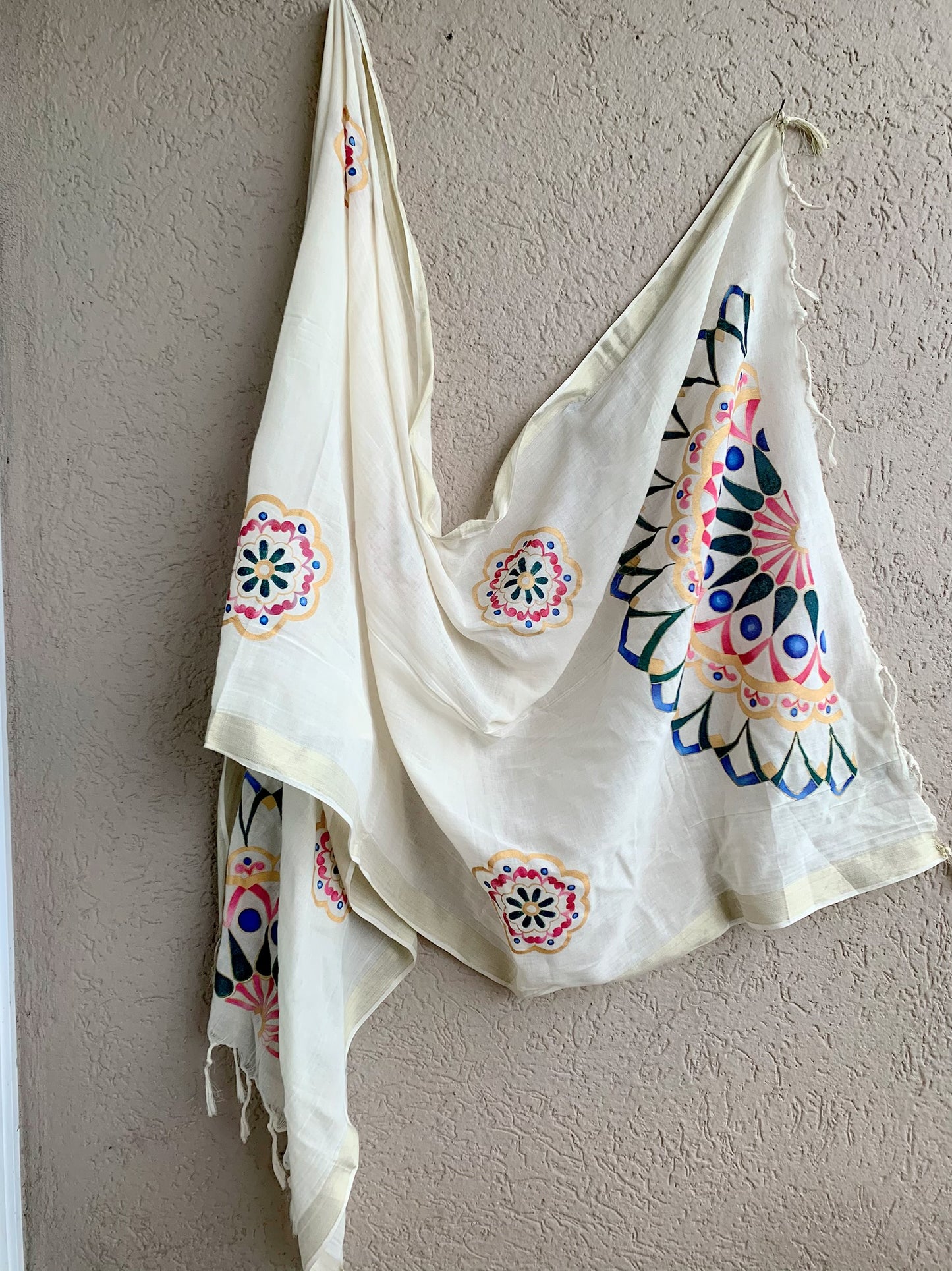 Mandala Style Dupatta