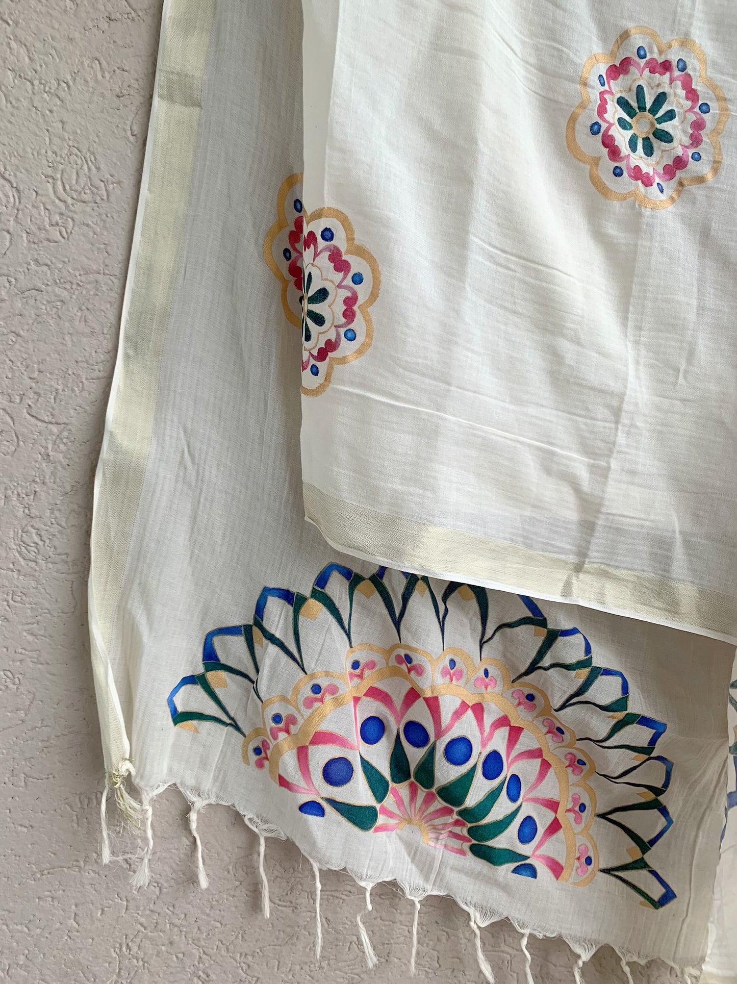 Mandala Style Dupatta