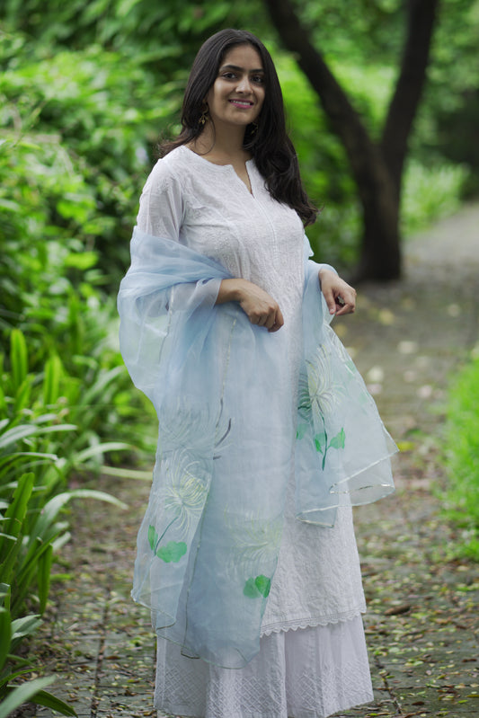 Chrysanthemum Dupatta