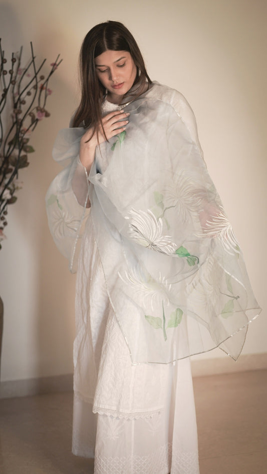 Chrysanthemum Dupatta