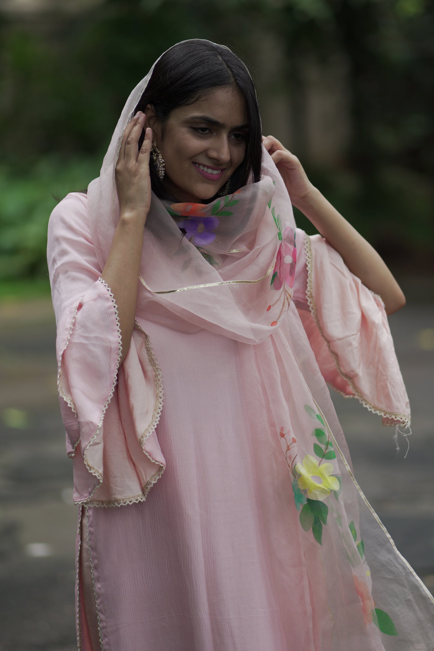 Colourful Floral Dupatta