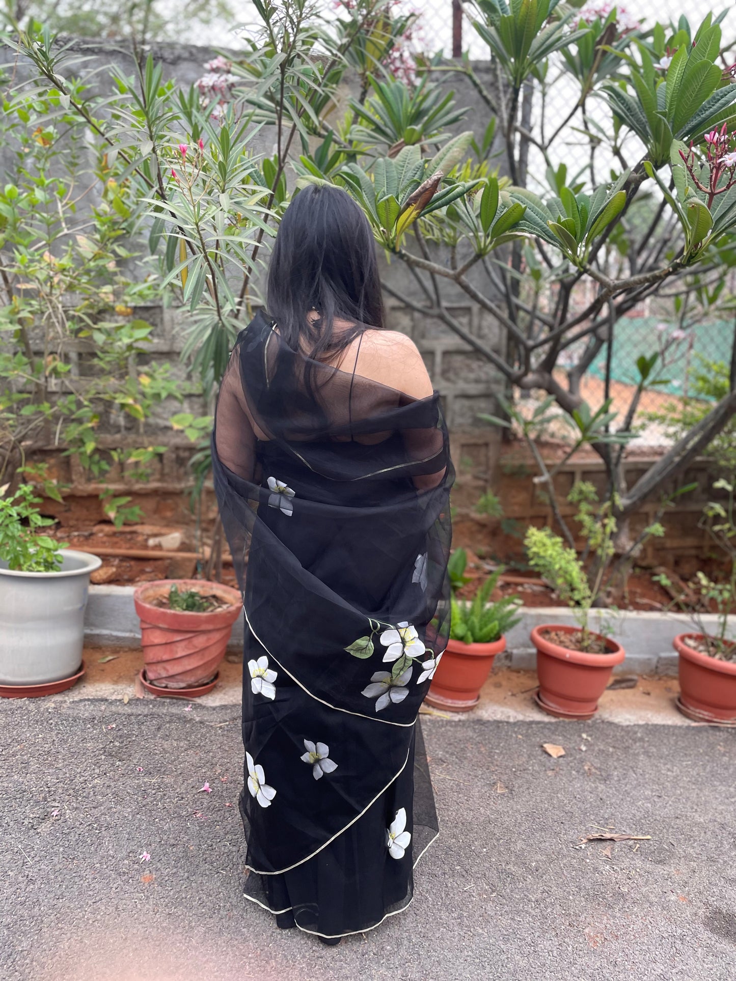 Firangipani Saree