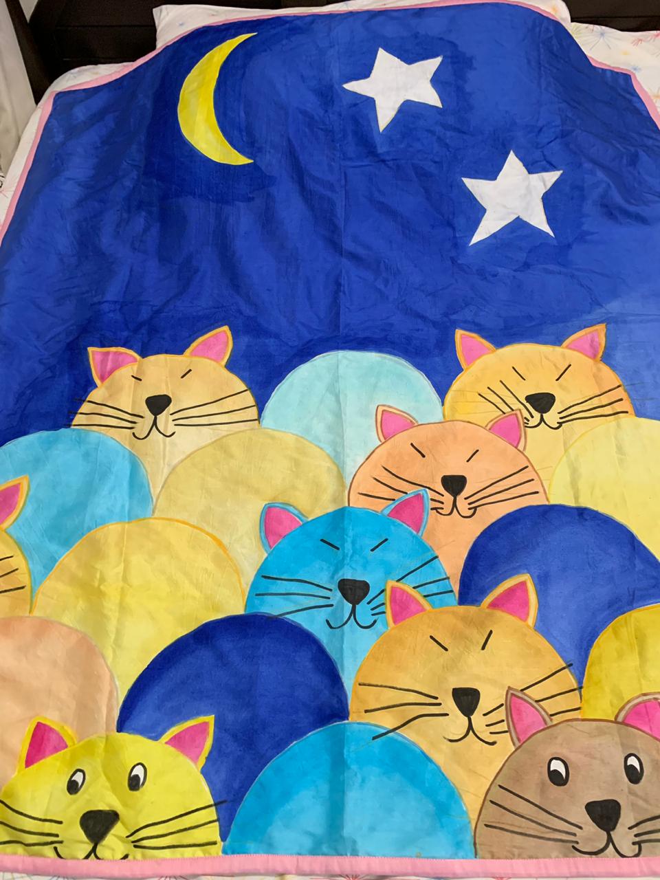 Midnight Cats Blanket