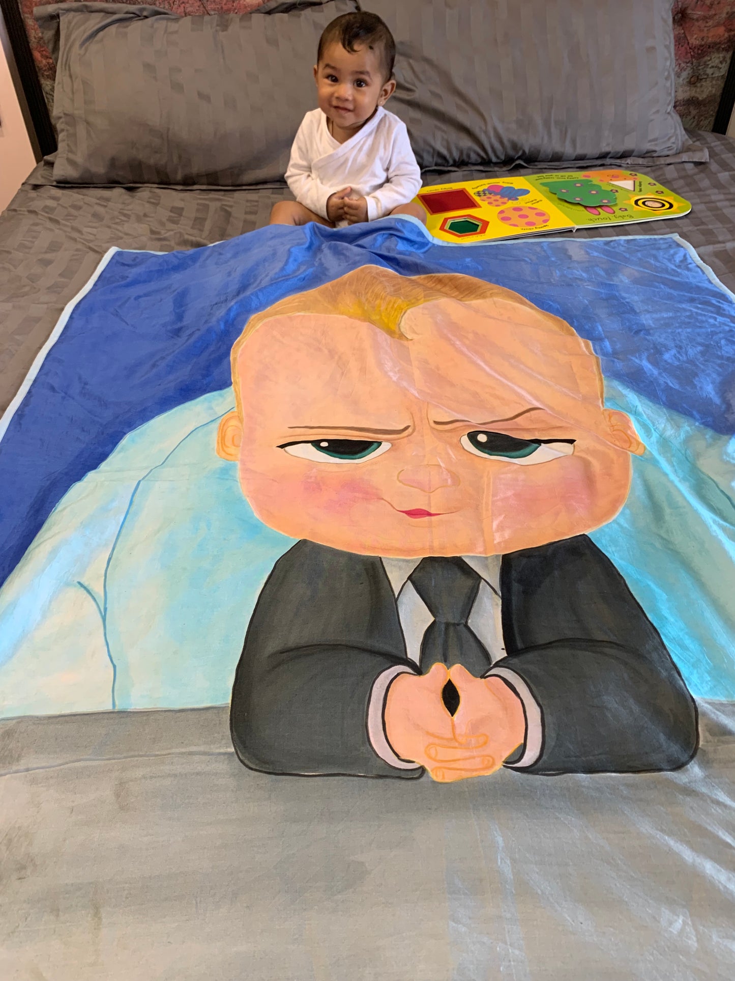 Boss Baby in Office Blanket