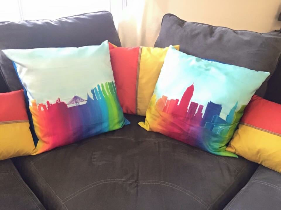 City Skyline Cushion Covers