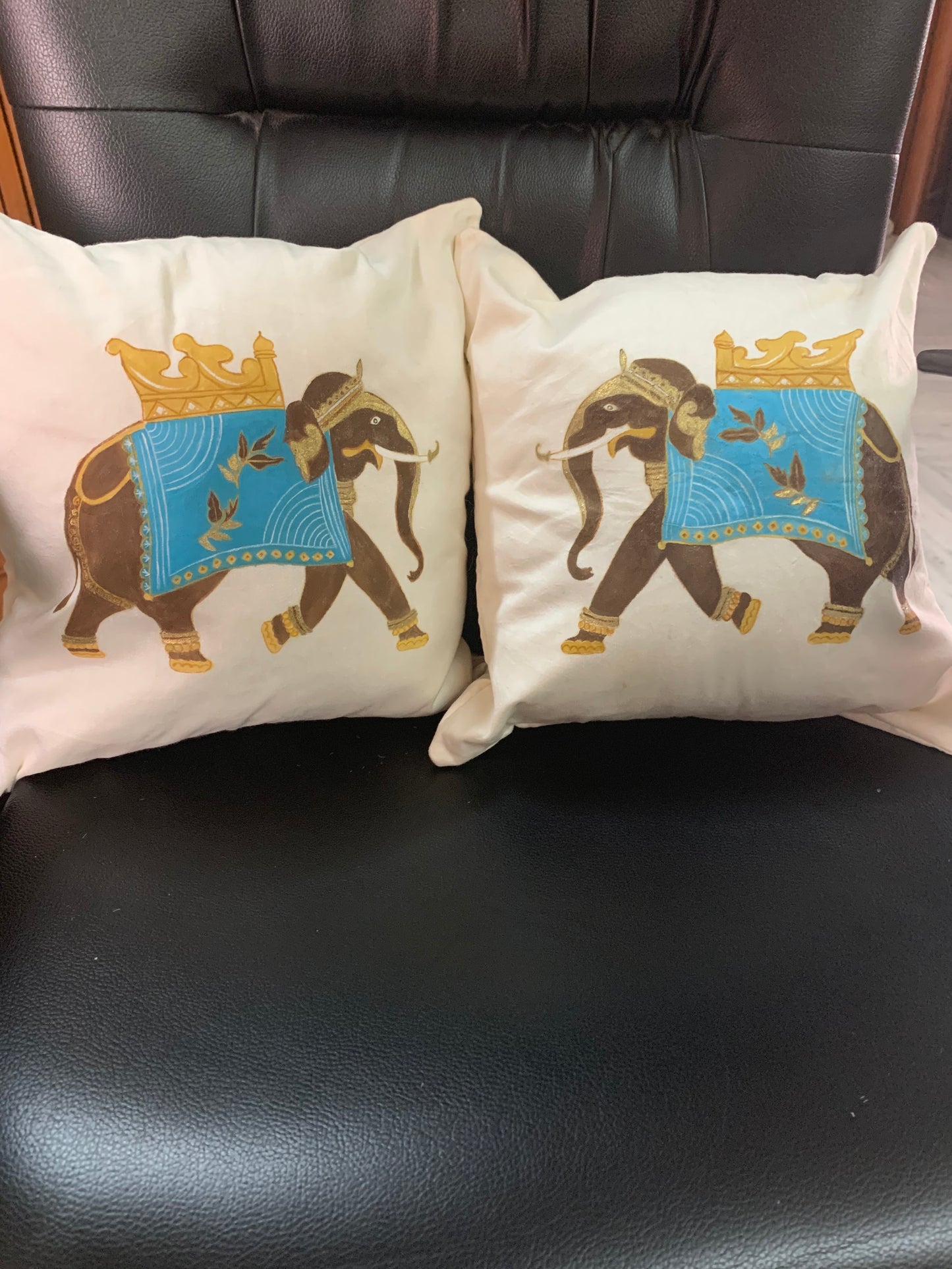 Royal Elephants Cushion Covers