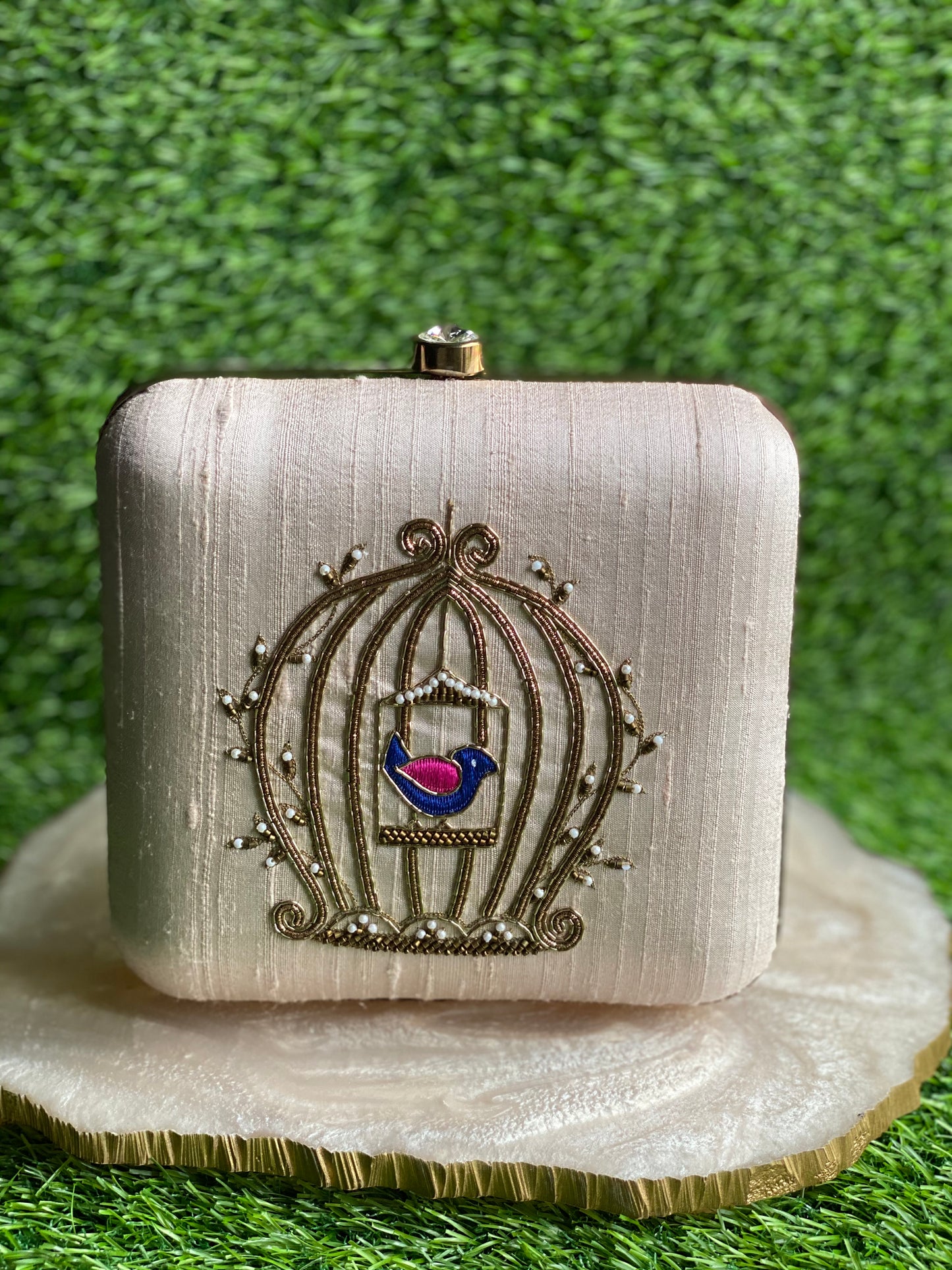 Bird Cage Clutch