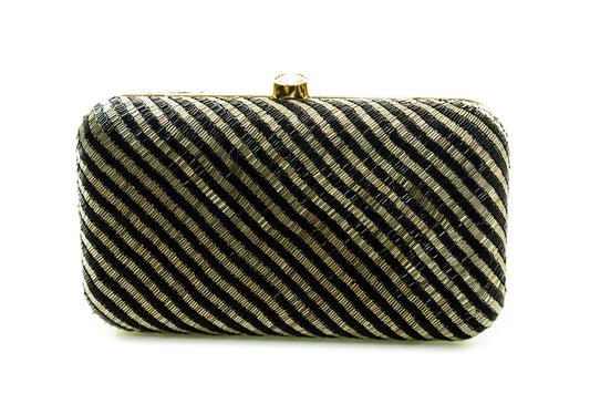 Stripe Clutch