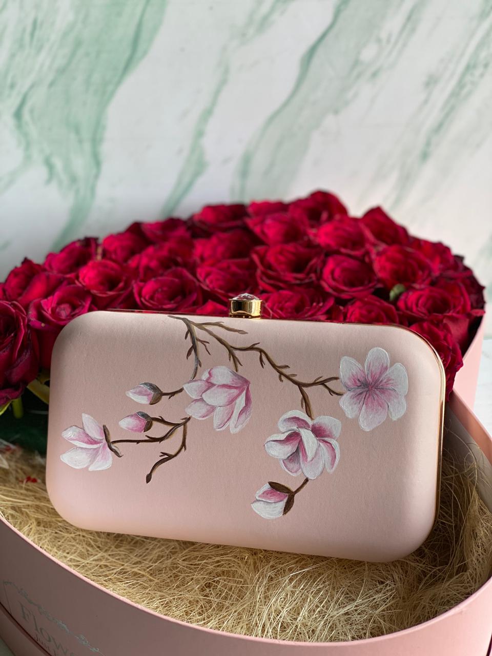 Japanese Cherry Blossom Clutch