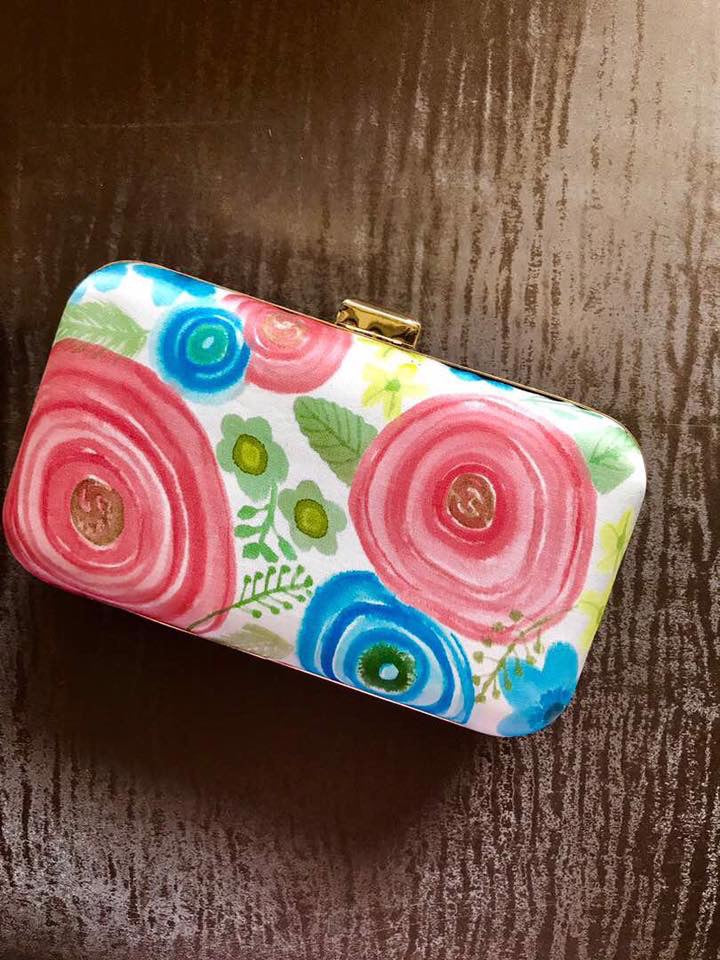 Abstract Floral Clutch